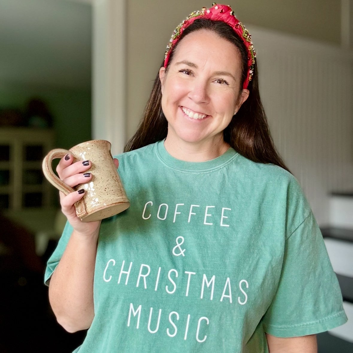 Coffee & Christmas Music - clothing by TeeHivey.com (Image 2)