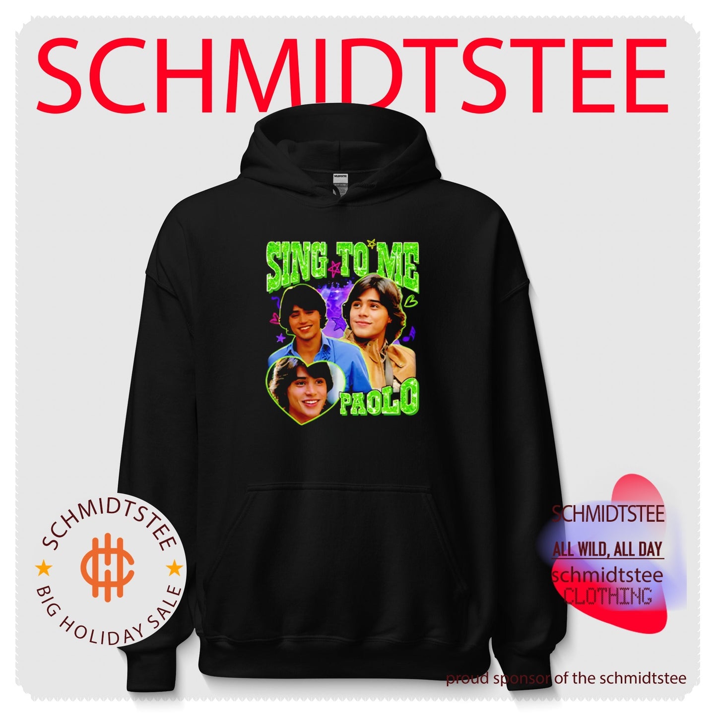 Izzie McGuire Sing To Me Paolo graphic shirt