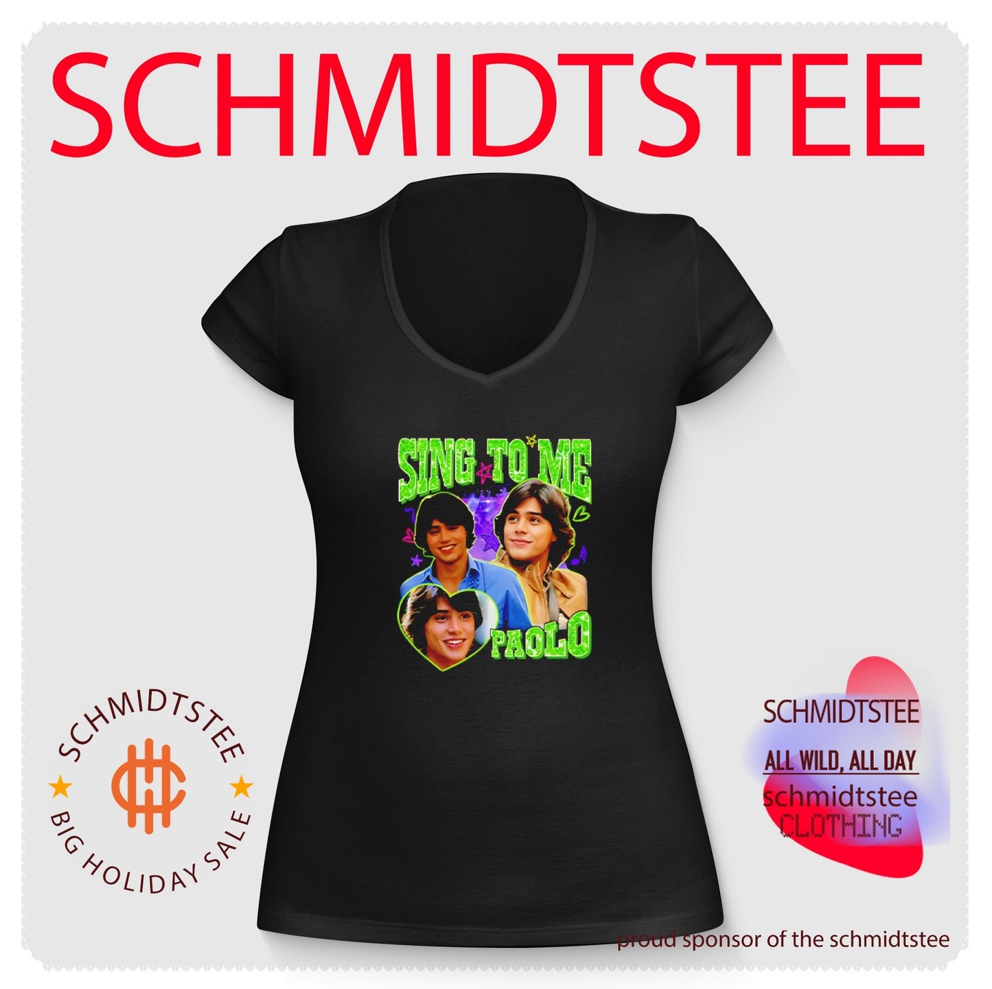 Izzie McGuire Sing To Me Paolo graphic shirt