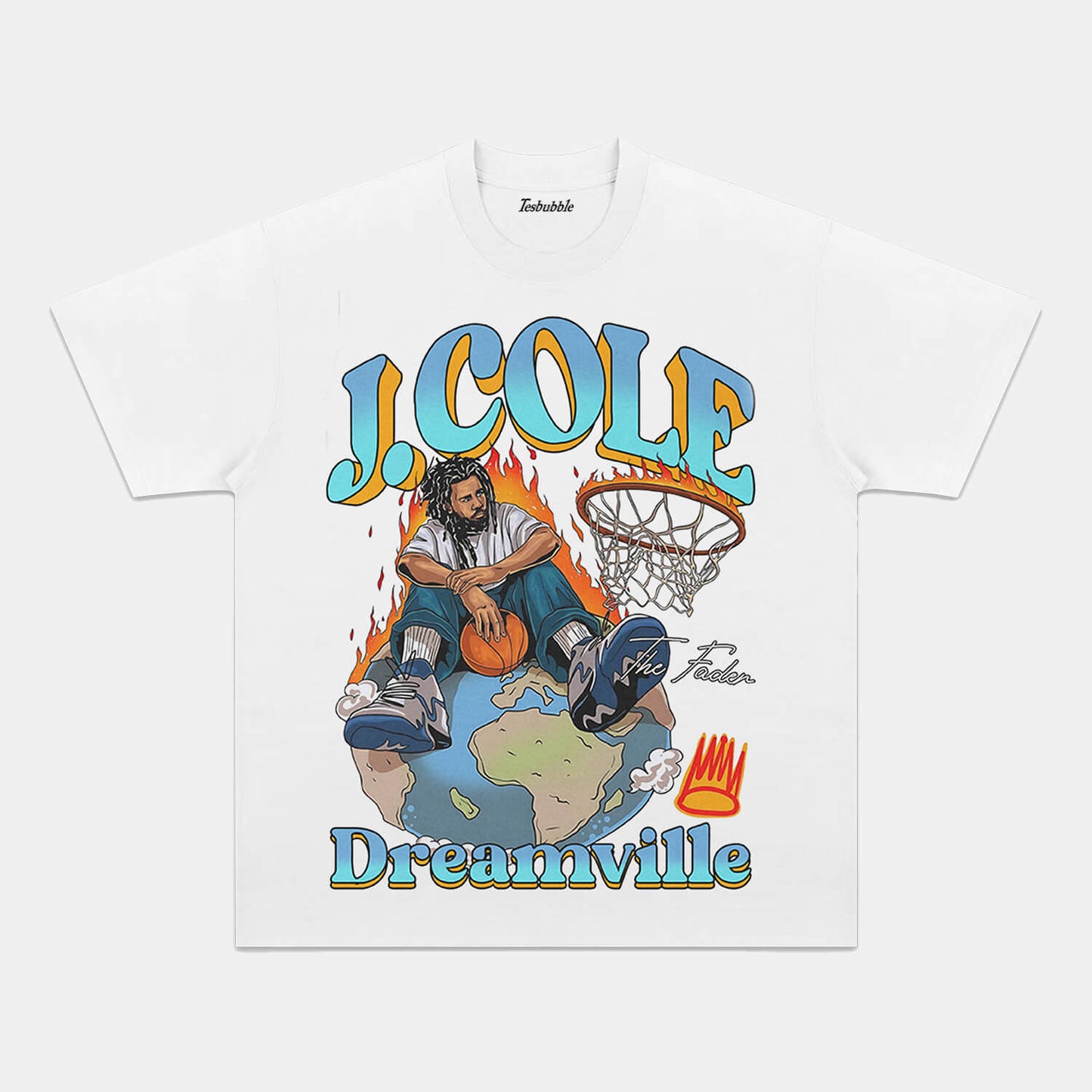 J.COLE DREAMVILLE WORLD GRAPHIC TEE