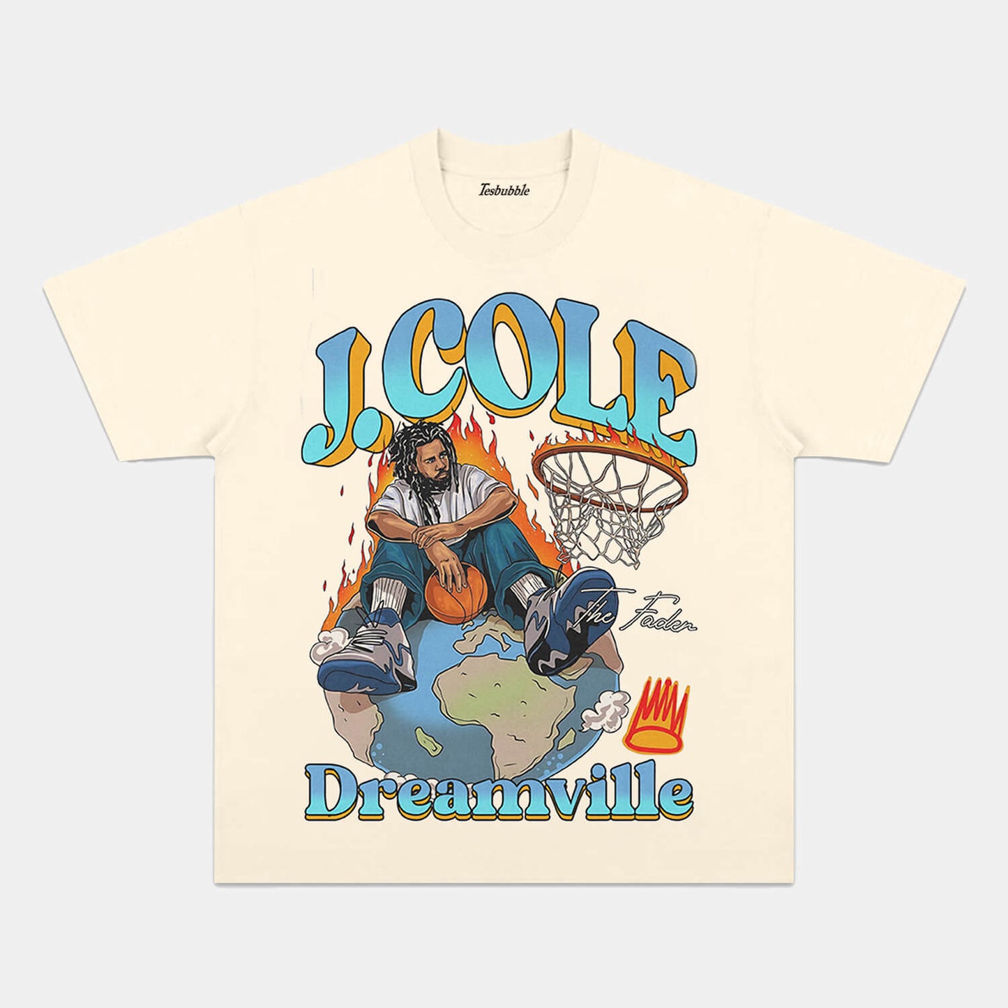 J.COLE DREAMVILLE WORLD GRAPHIC TEE