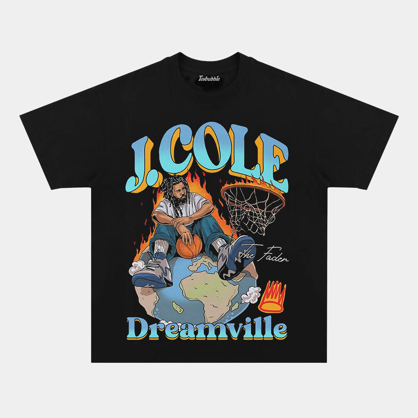 J.COLE DREAMVILLE WORLD GRAPHIC TEE