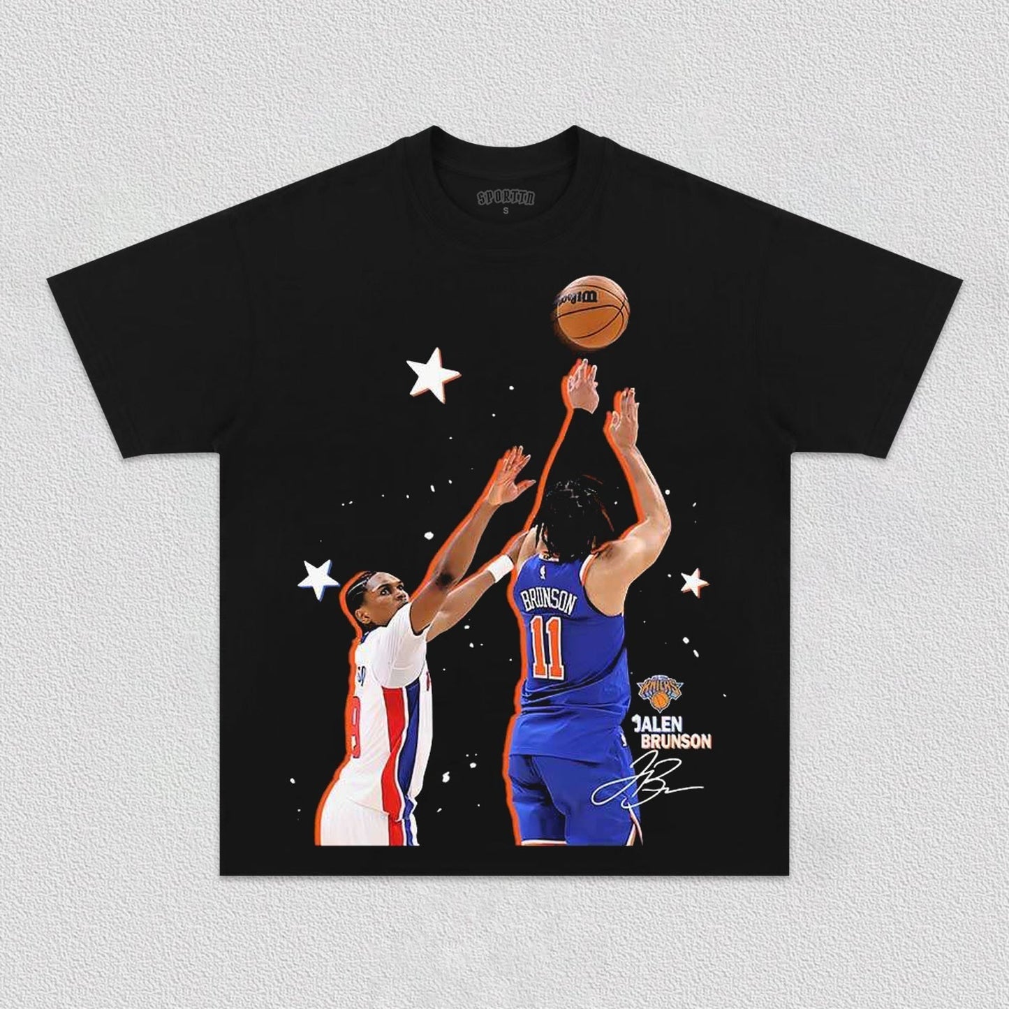 JALEN BRUNSON V3 TEE Style001 - clothing by TeeHivey.com (Image 4)