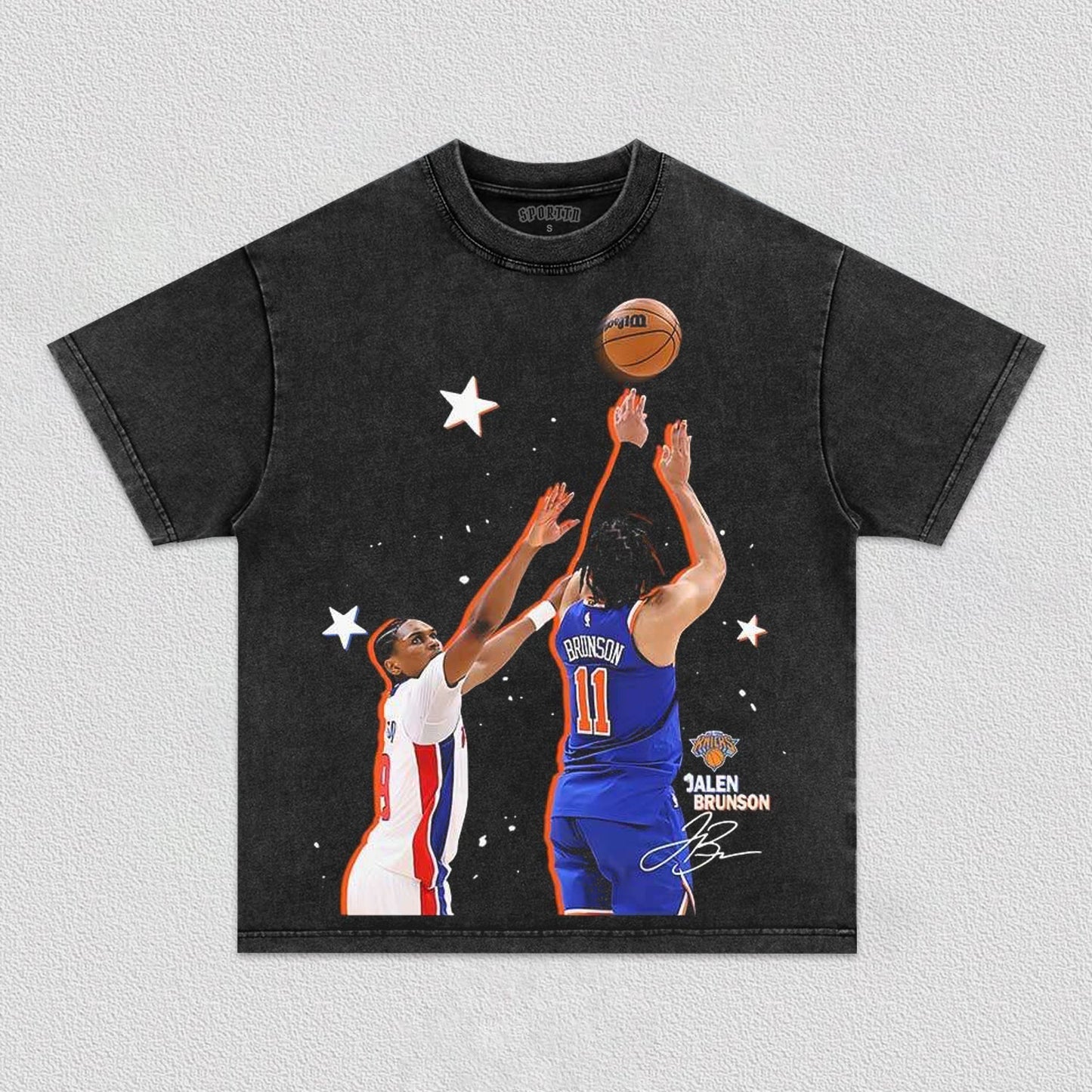 JALEN BRUNSON V3 TEE Style001 - clothing by TeeHivey.com (Image 1)