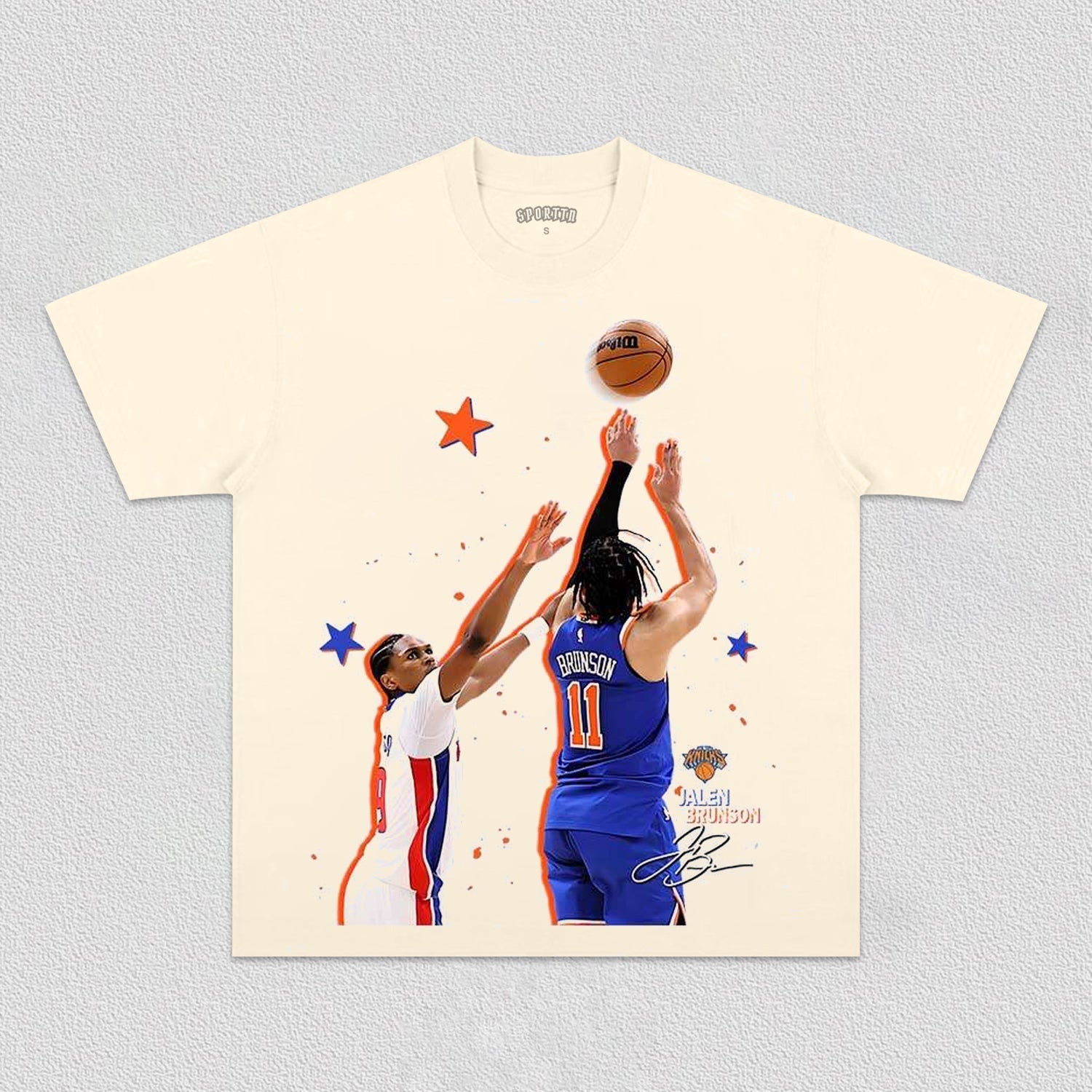 JALEN BRUNSON V3 TEE Style001 - clothing by TeeHivey.com (Image 2)