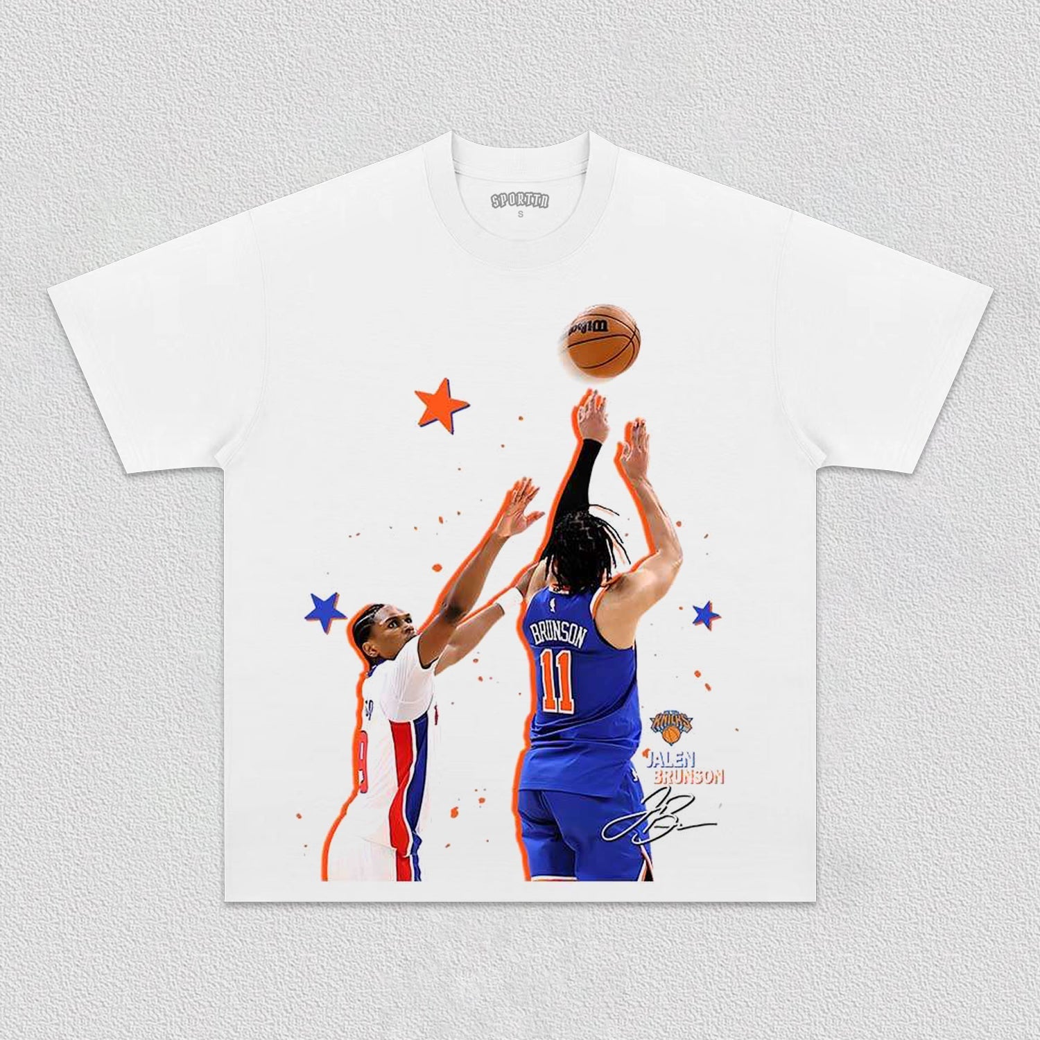 JALEN BRUNSON V3 TEE Style001 - clothing by TeeHivey.com (Image 3)