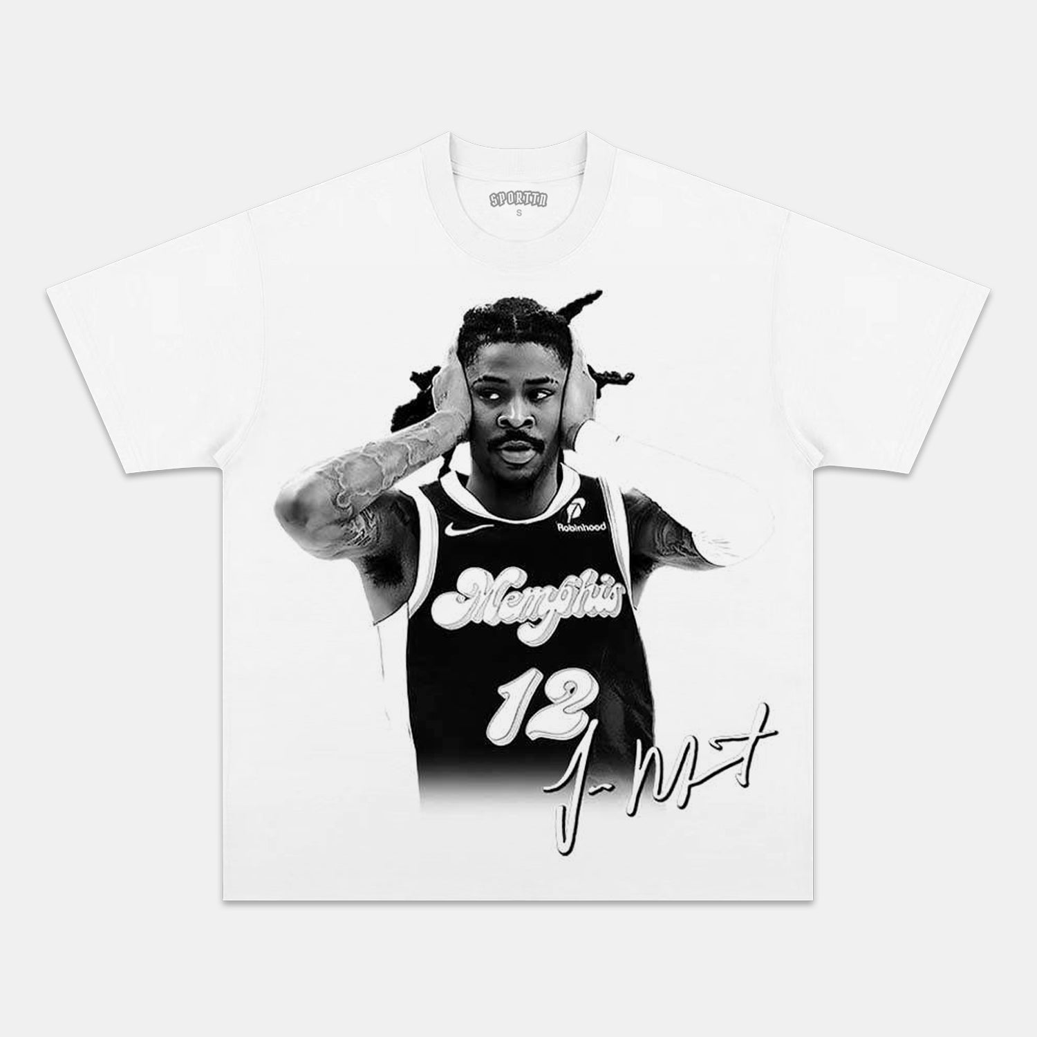JA MORANT TEE Style012 - clothing by TeeHivey.com (Image 4)