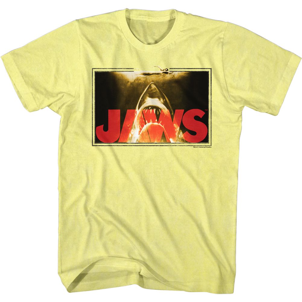Jaws - Swim Lines - Short Sleeve - Heather - Adult - T-Shirt