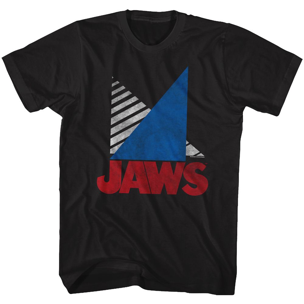 Jaws - Tri - Short Sleeve - Adult - T-Shirt - clothing by TeeHivey.com