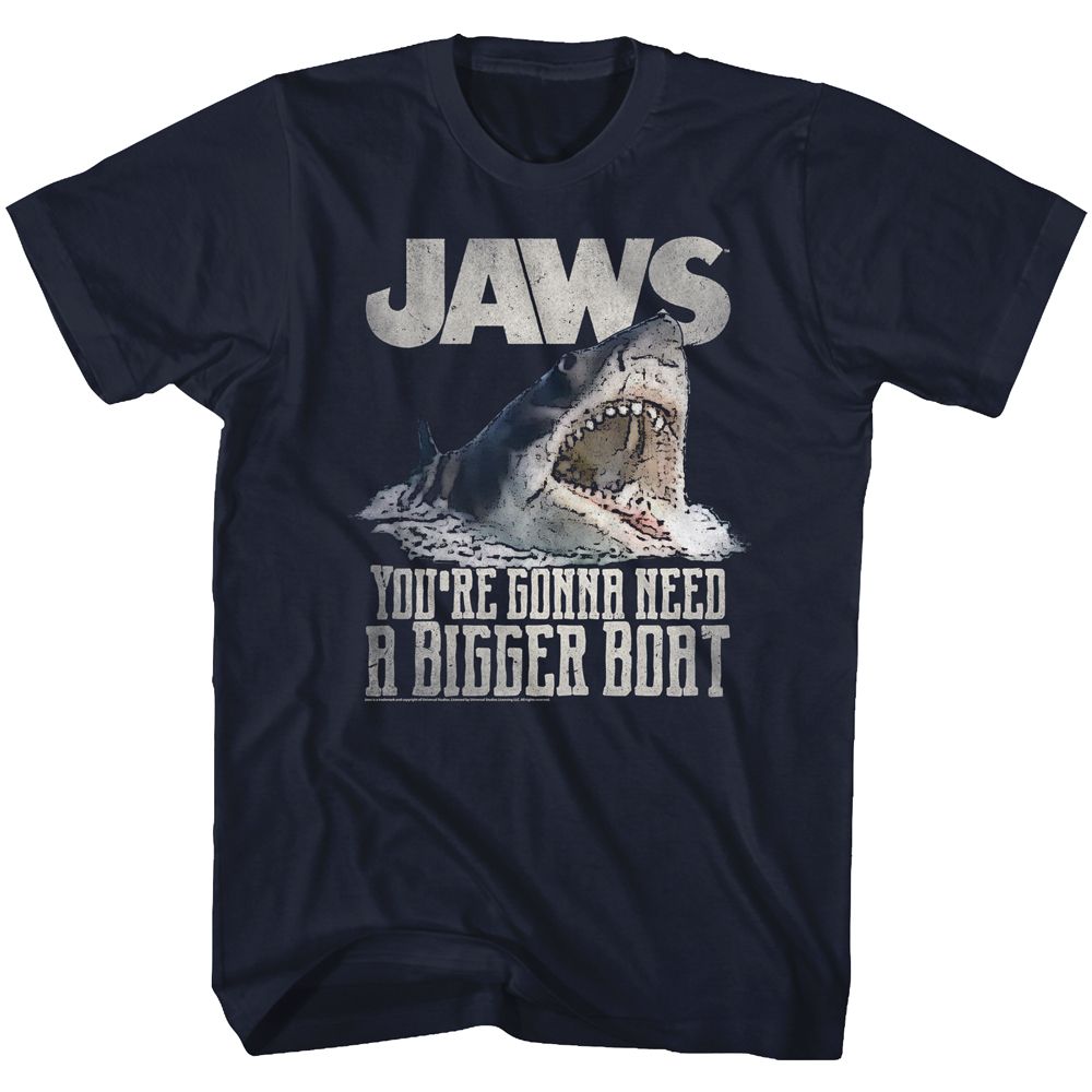 Jaws - Real Big - Short Sleeve - Adult - T-Shirt - clothing by TeeHivey.com