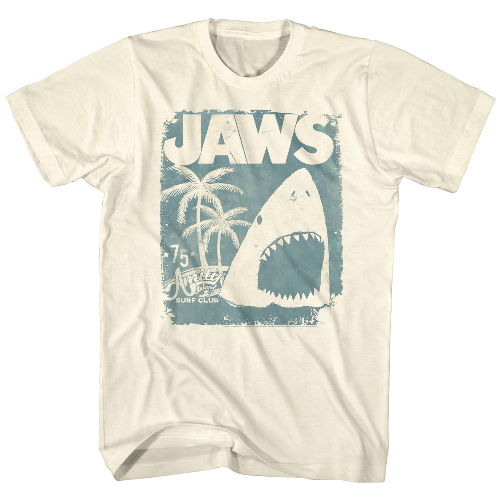 Jaws - Surf Club Poster - Short Sleeve - Adult - T-Shirt - clothing by TeeHivey.com