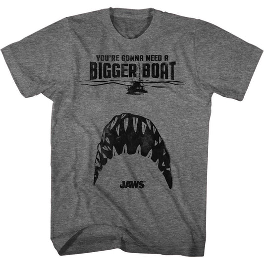 Jaws - Teeth - Short Sleeve - Heather - Adult - T-Shirt - clothing by TeeHivey.com