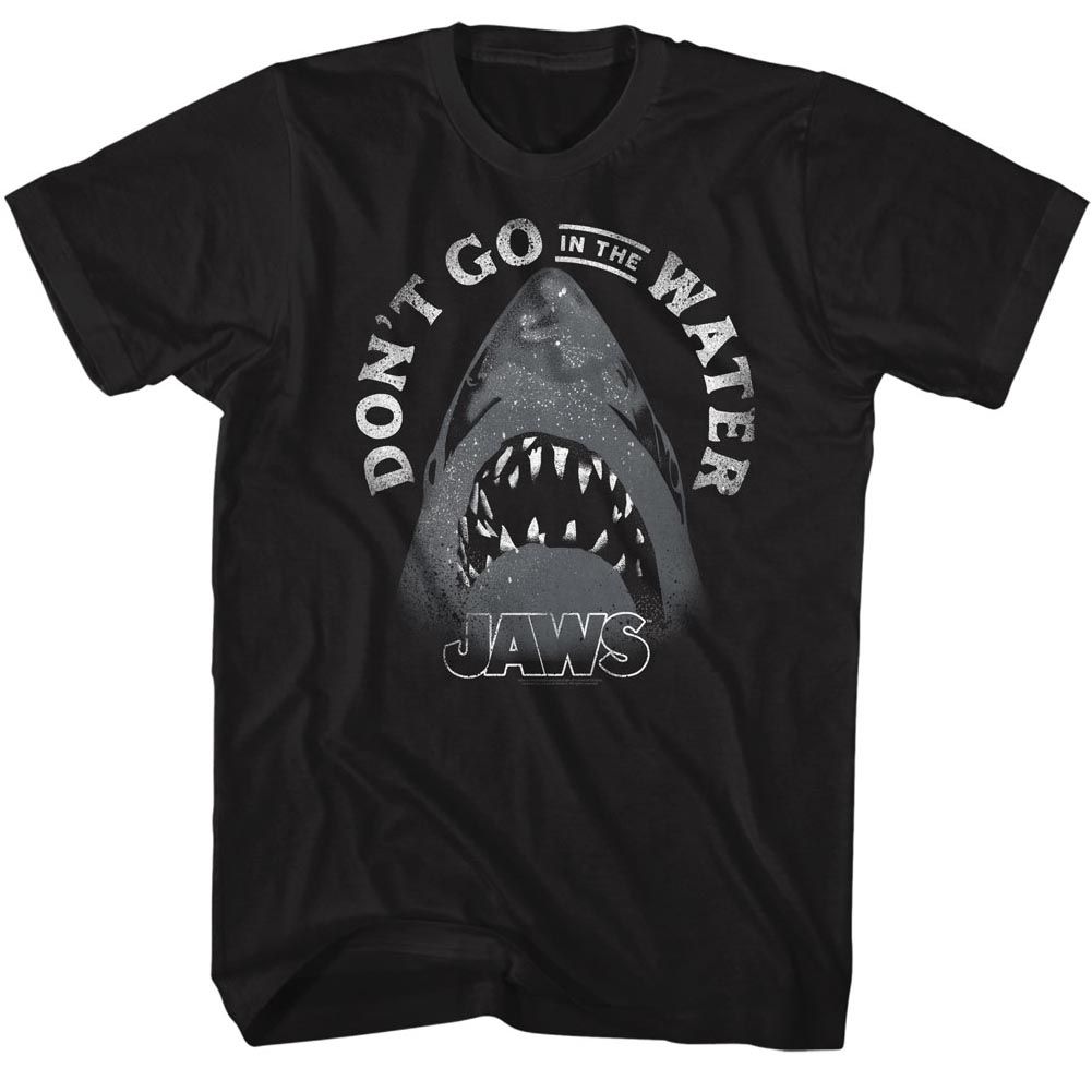 Jaws - Text Arch - Short Sleeve - Adult - T-Shirt - clothing by TeeHivey.com