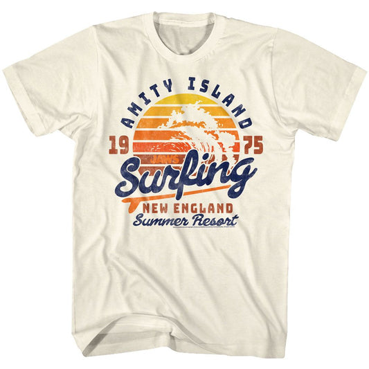 Jaws - Amity Surfing - Short Sleeve - Adult - T-Shirt - clothing by TeeHivey.com