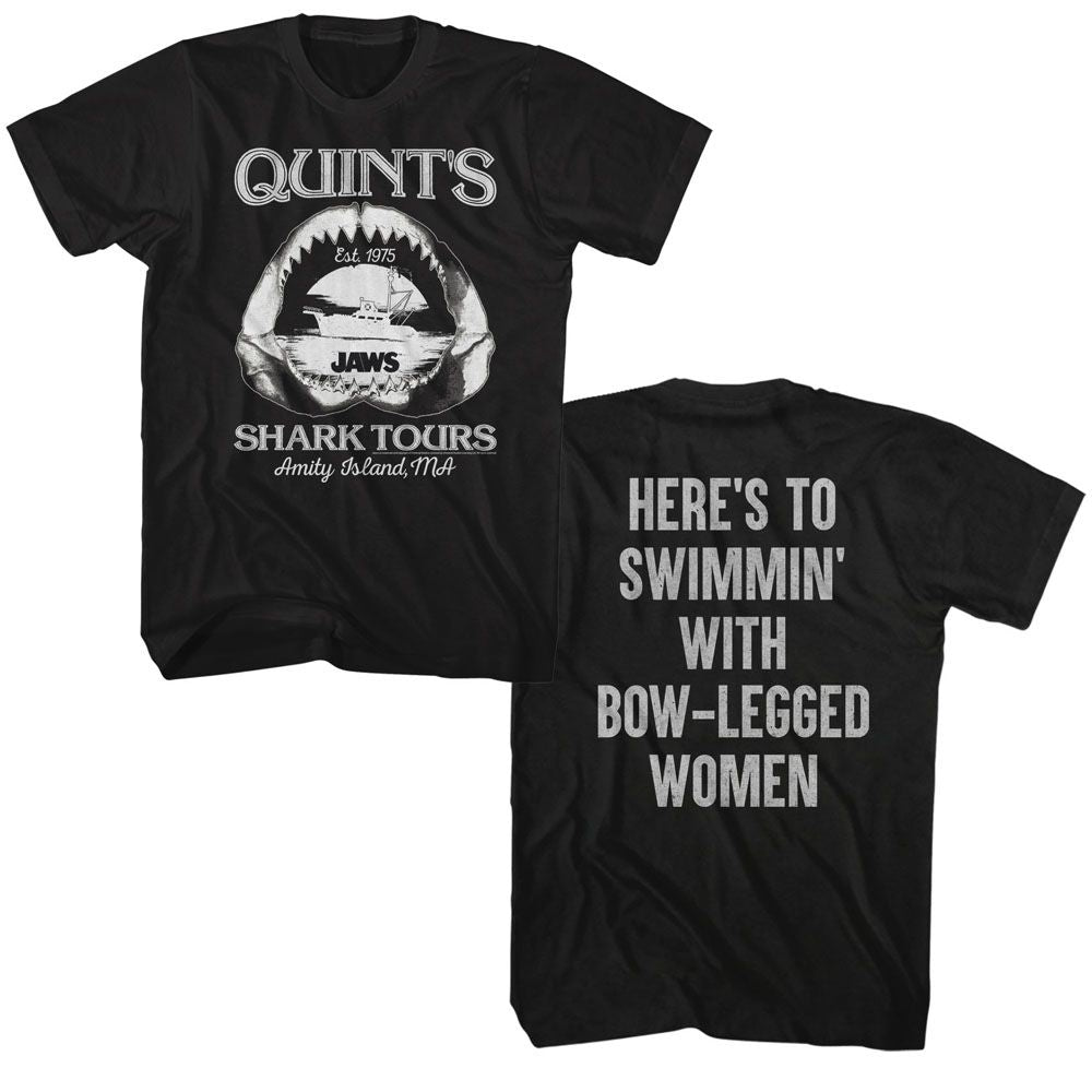 Jaws - Quints Quote - Short Sleeve - Adult - T-Shirt - clothing by TeeHivey.com