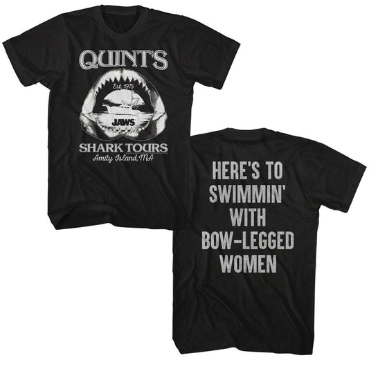 Jaws - Quints Quote - Short Sleeve - Adult - T-Shirt - clothing by TeeHivey.com
