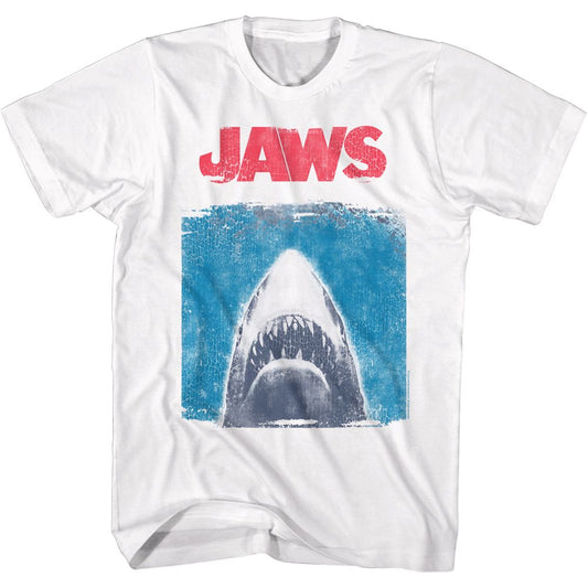 Jaws - Simplified Jaws - Short Sleeve - Adult - T-Shirt - clothing by TeeHivey.com