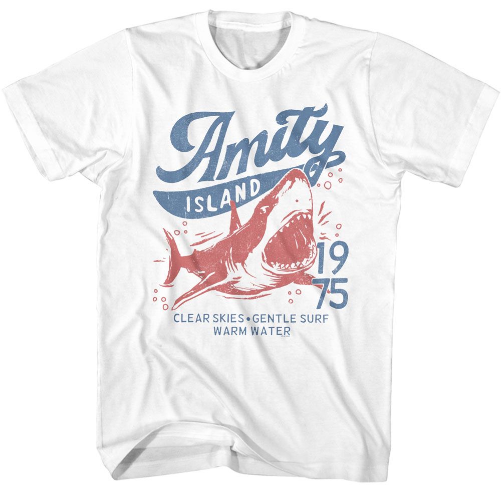 Jaws - Clear Skies 1975 - Short Sleeve - Adult - T-Shirt - clothing by TeeHivey.com