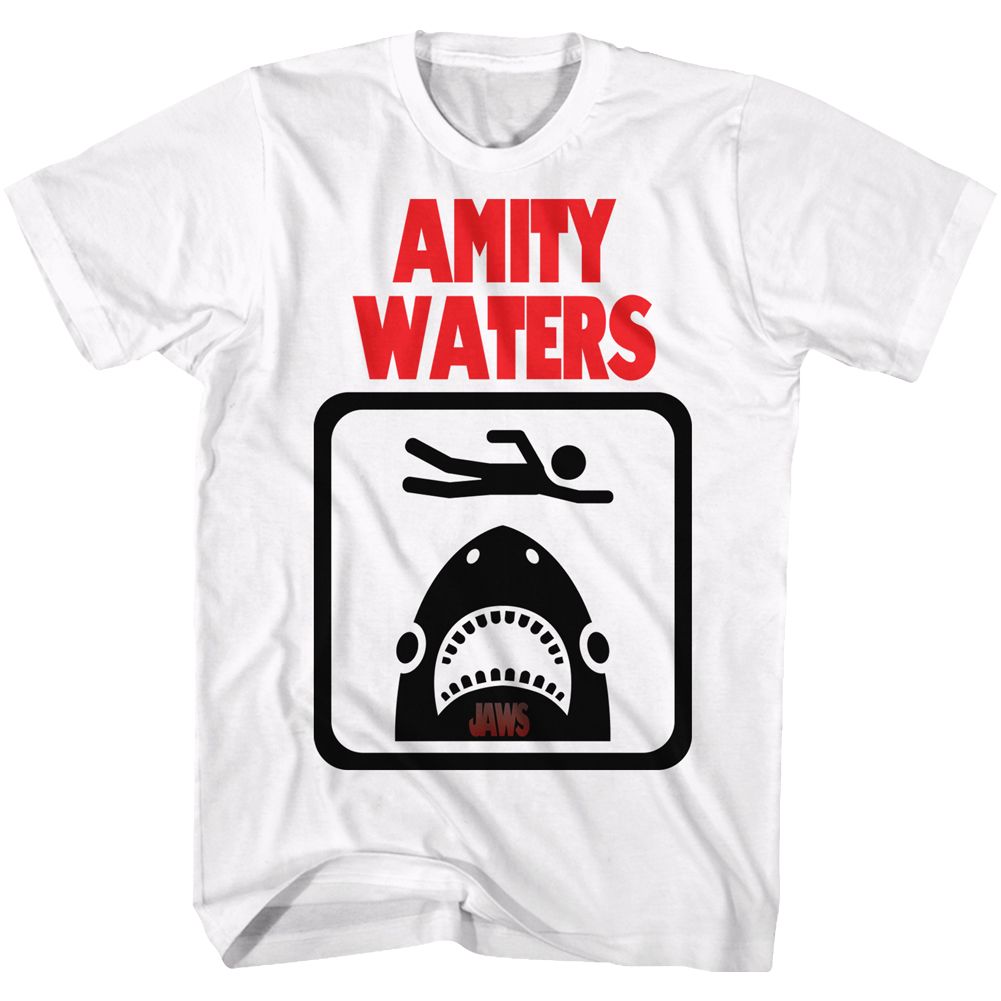 Jaws - Amity Waters - Short Sleeve - Adult - T-Shirt - clothing by TeeHivey.com