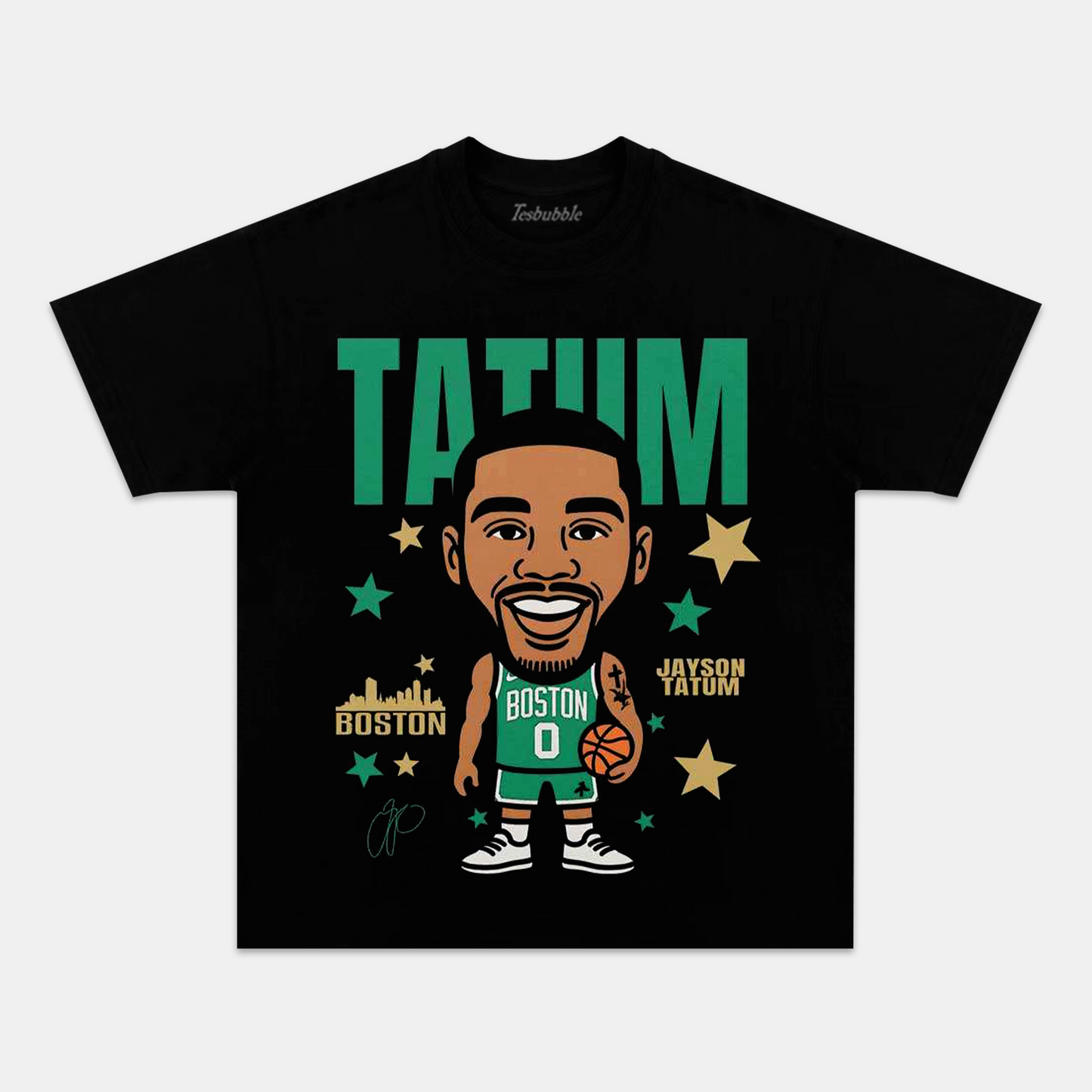 JAYSON TATUM CARTOON TEE