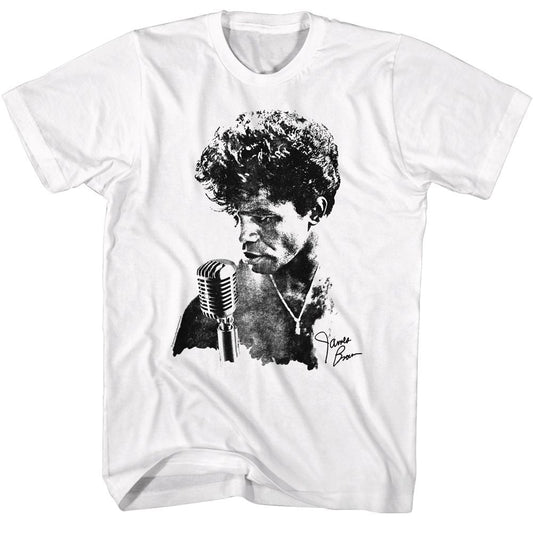 James Brown - Microphone - Short Sleeve - Adult - T-Shirt