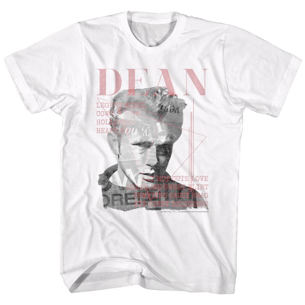 James Dean - Faded Dean - Short Sleeve - Adult - T-Shirt - clothing by TeeHivey.com