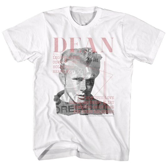 James Dean - Faded Dean - Short Sleeve - Adult - T-Shirt - clothing by TeeHivey.com