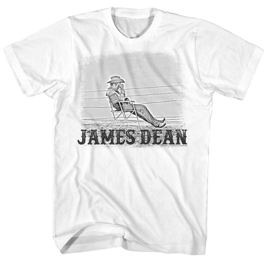 James Dean - Chair Fence - Short Sleeve - Adult - T-Shirt