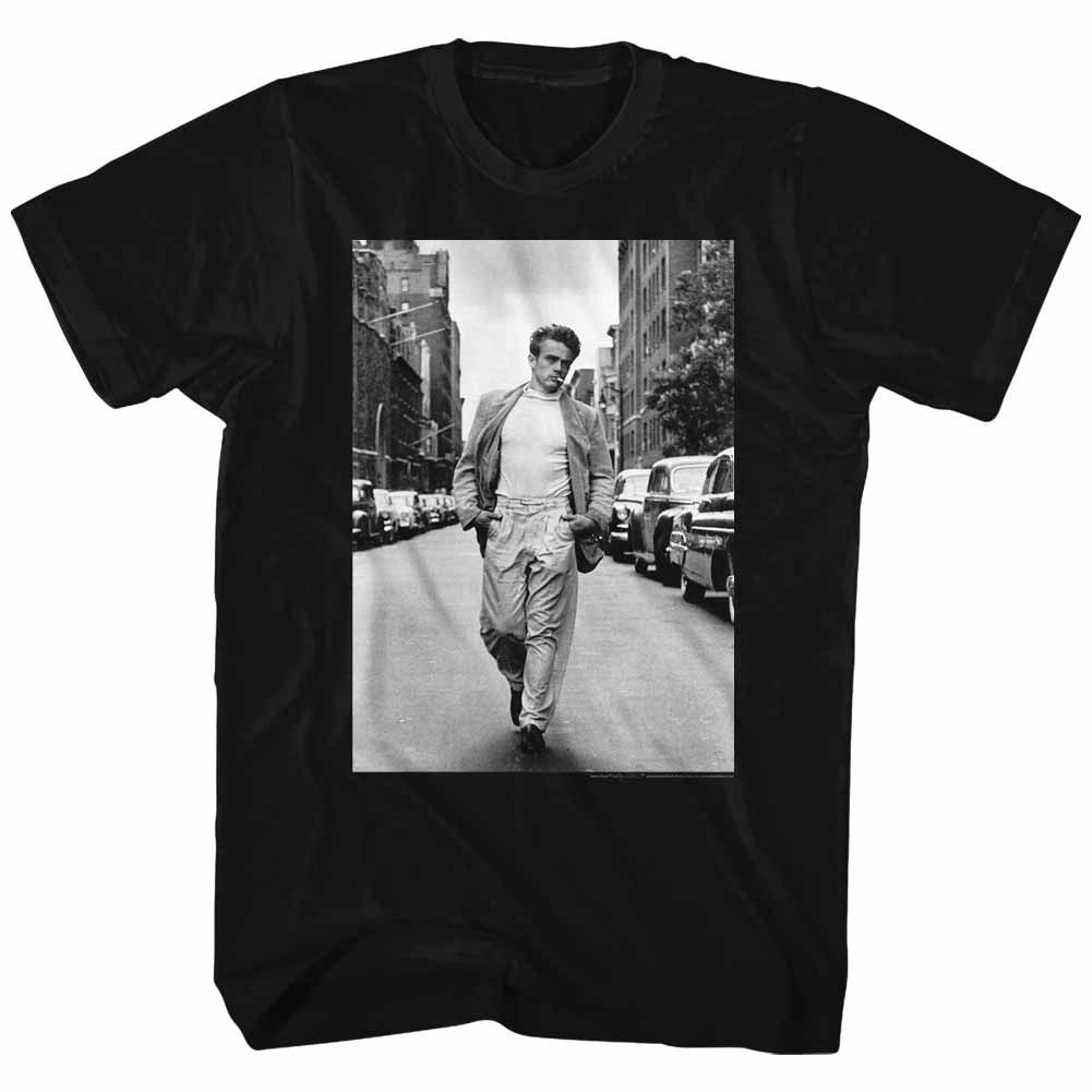 James Dean - Street - Short Sleeve - Adult - T-Shirt - clothing by TeeHivey.com