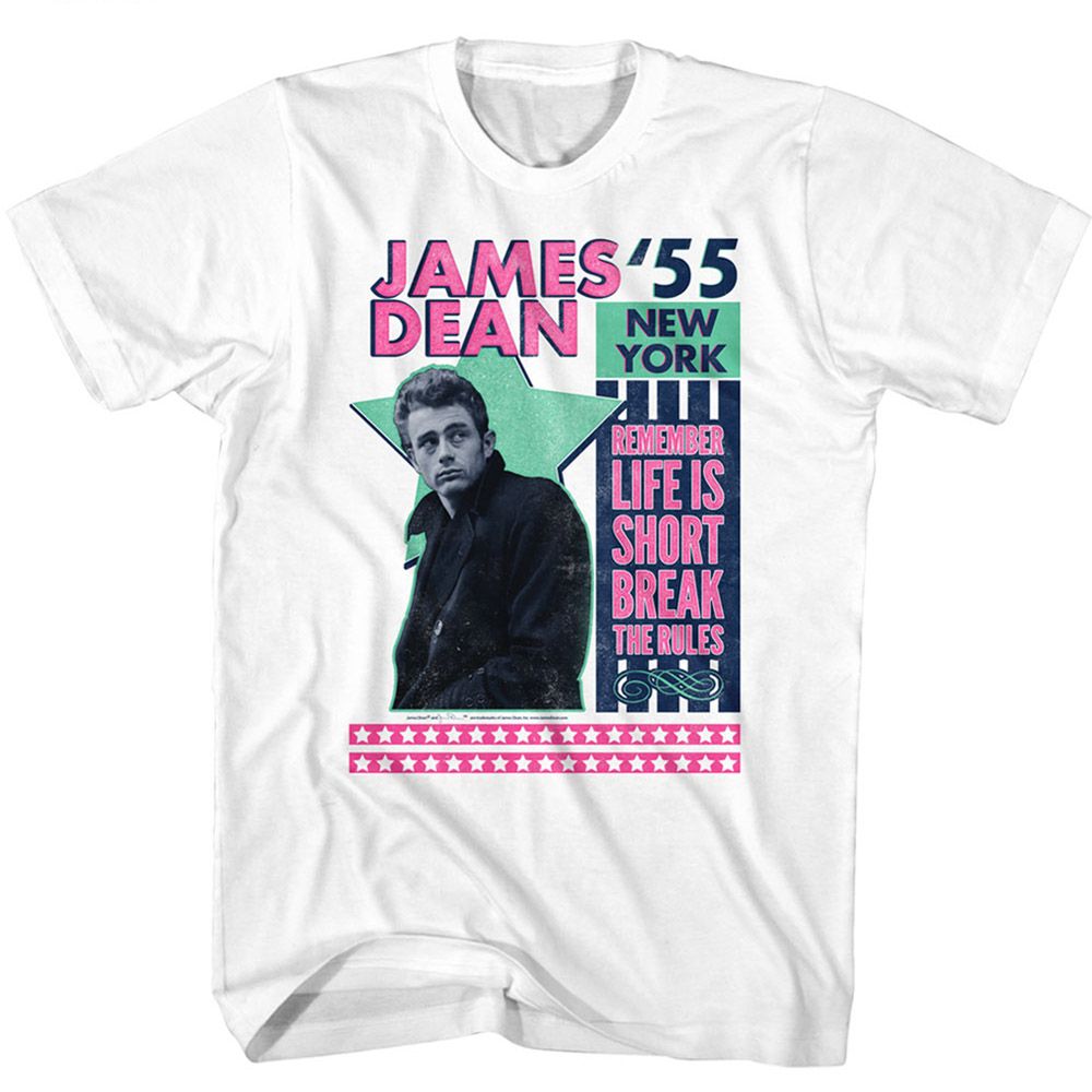 James Dean - Stars - Short Sleeve - Adult - T-Shirt - clothing by TeeHivey.com