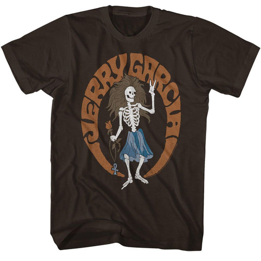 Jerry Garcia - Skeleton Hippie - Short Sleeve - Adult - T-Shirt - clothing by TeeHivey.com