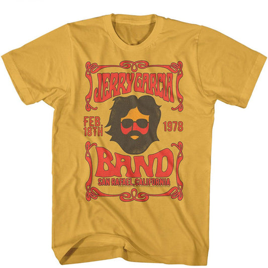 Jerry Garcia - Art Noveau Ornamental - Short Sleeve - Adult - T-Shirt - clothing by TeeHivey.com