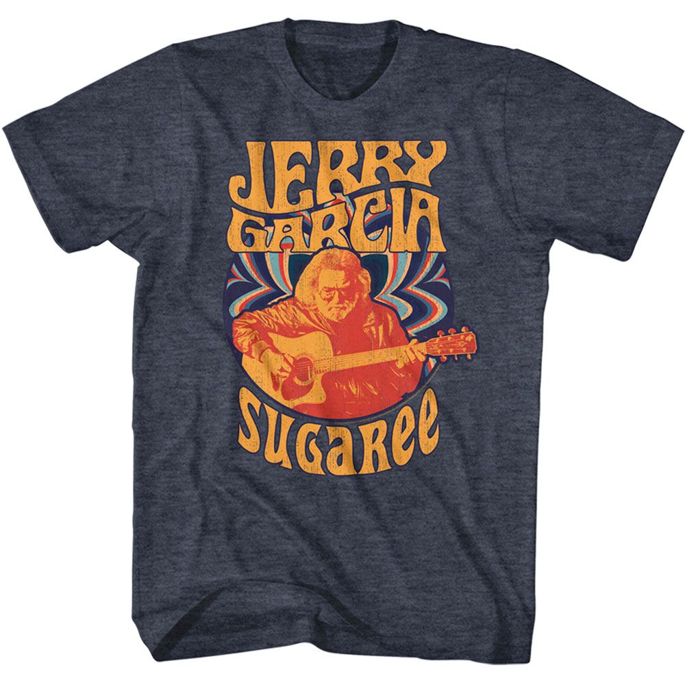 Jerry Garcia - Psychedelic Circle - Short Sleeve - Adult - T-Shirt - clothing by TeeHivey.com