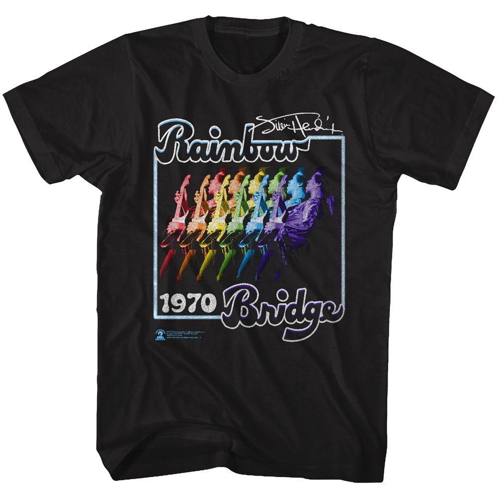 Jimi Hendrix - Rainbow Bridge - Short Sleeve - Adult - T-Shirt - clothing by TeeHivey.com