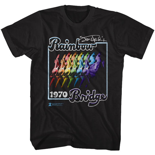 Jimi Hendrix - Rainbow Bridge - Short Sleeve - Adult - T-Shirt - clothing by TeeHivey.com