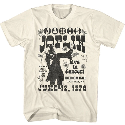Janis Joplin - Wilder & More Magical - Short Sleeve - Adult - T-Shirt - clothing by TeeHivey.com