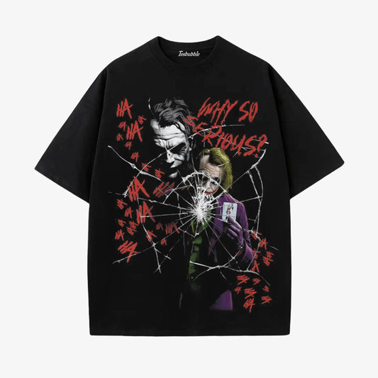 JOKER WHY SO SERIOUS GRAPHIC TEE