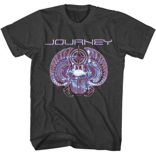 Journey - Space - American Classics - Solid Gray Adult Short Sleeve T-Shirt - clothing by TeeHivey.com (Image 1)