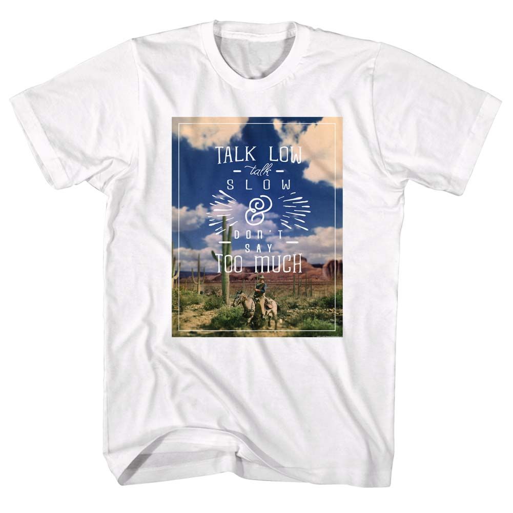 John Wayne - Cactus Field - Short Sleeve - Adult - T-Shirt - clothing by TeeHivey.com