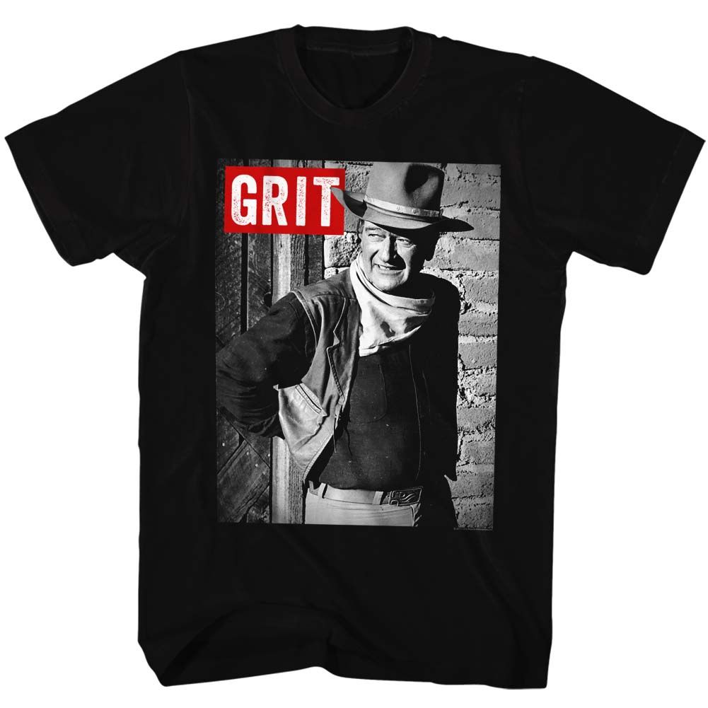 John Wayne - Grit - Short Sleeve - Adult - T-Shirt - clothing by TeeHivey.com