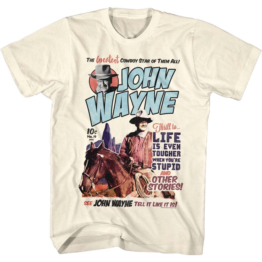 John Wayne - Make It Wayne - Short Sleeve - Adult - T-Shirt - clothing by TeeHivey.com