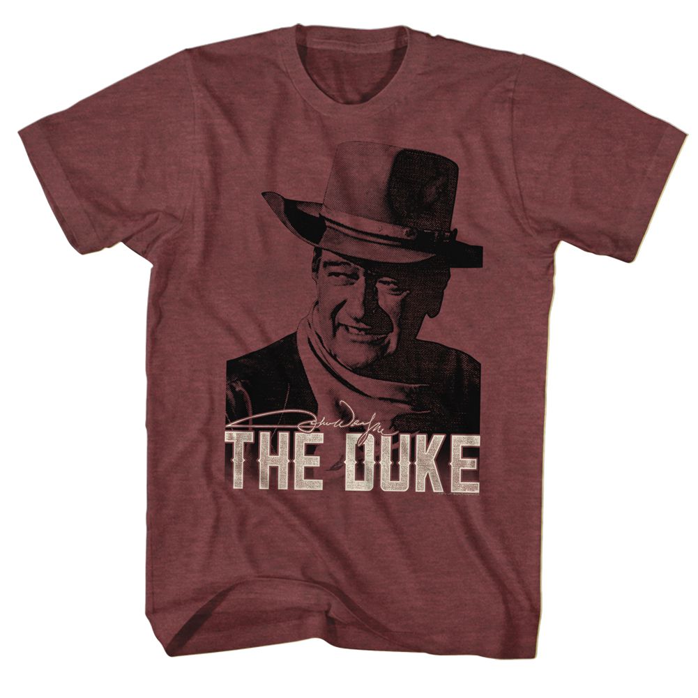 John Wayne - Duke - Short Sleeve - Heather - Adult - T-Shirt - clothing by TeeHivey.com