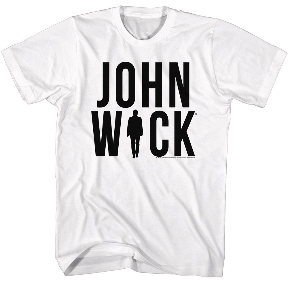 John Wick - Silhouette Logo - Short Sleeve - Adult - T-Shirt - clothing by TeeHivey.com