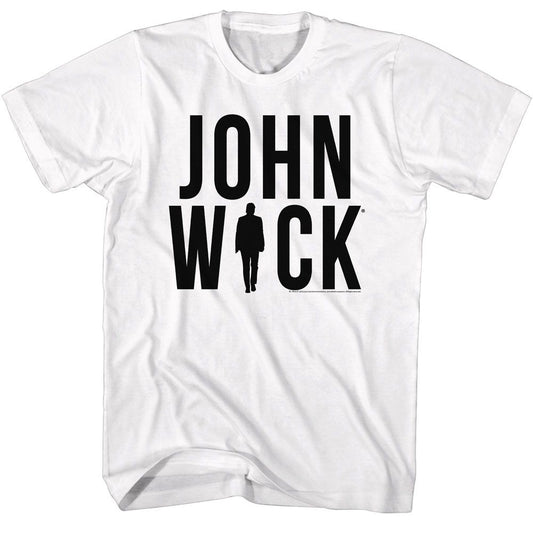 John Wick - Silhouette Logo - Short Sleeve - Adult - T-Shirt - clothing by TeeHivey.com