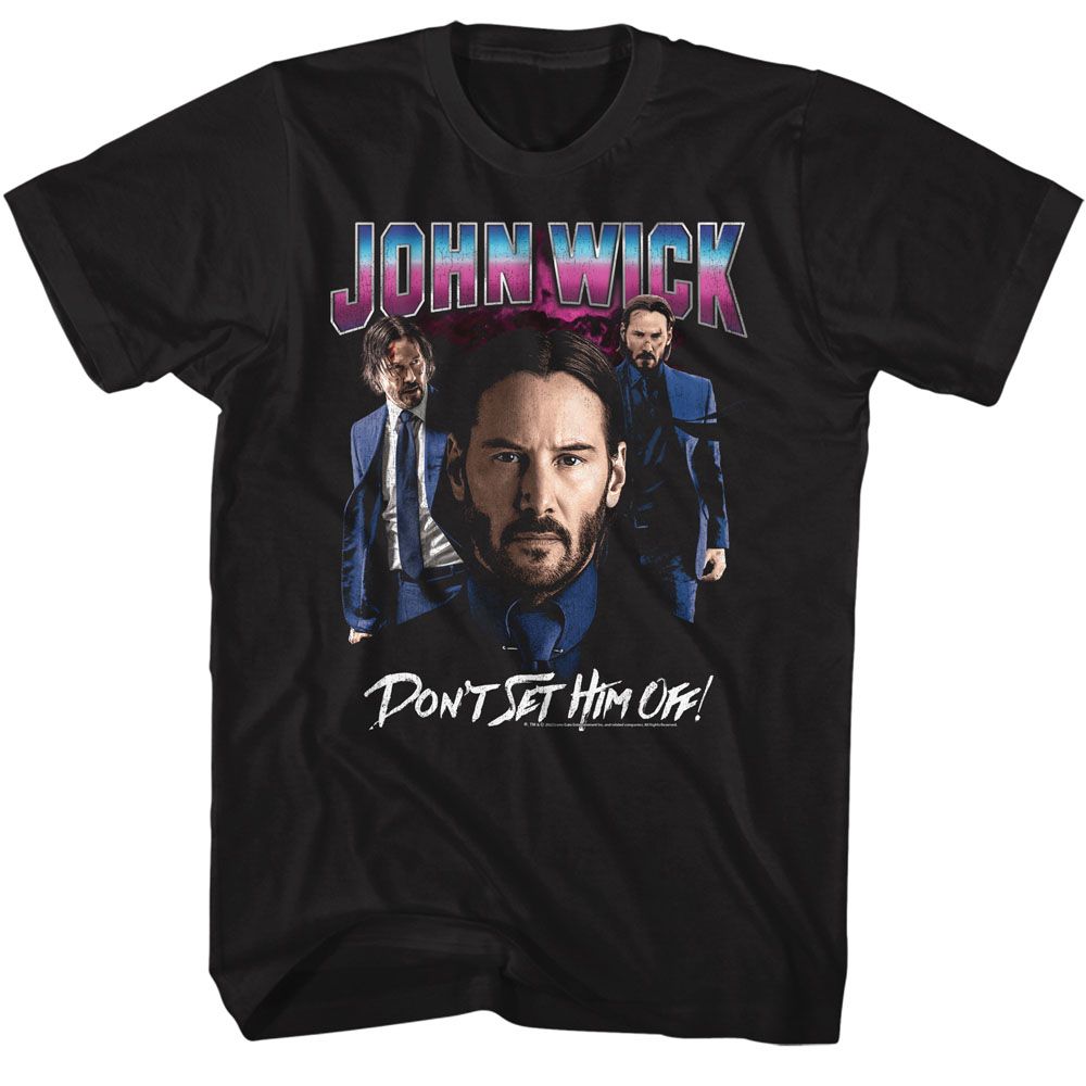 John Wick - Shiny Lighting No Gun - Short Sleeve - Adult - T-Shirt - clothing by TeeHivey.com