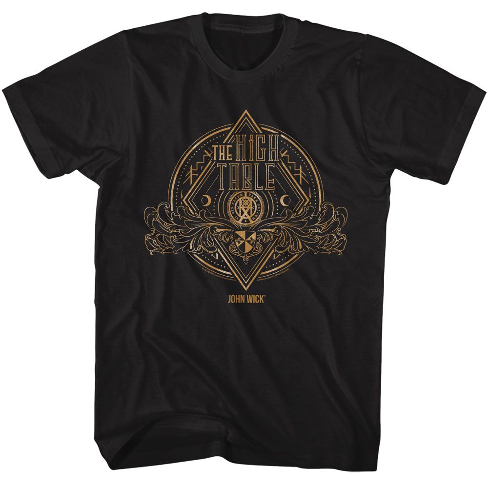 John Wick - The High Table - American Classics - Solid Black Adult Short Sleeve T-Shirt - clothing by TeeHivey.com (Image 4)