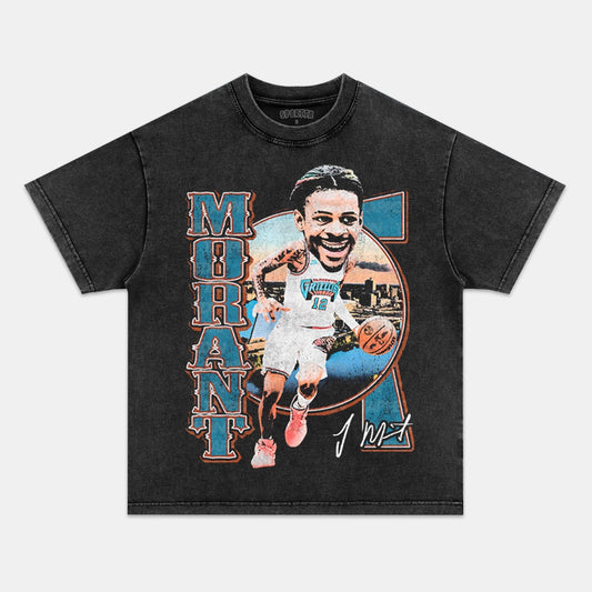 JA MORANT  BIG HEAD TEE - clothing by TeeHivey.com (Image 1)
