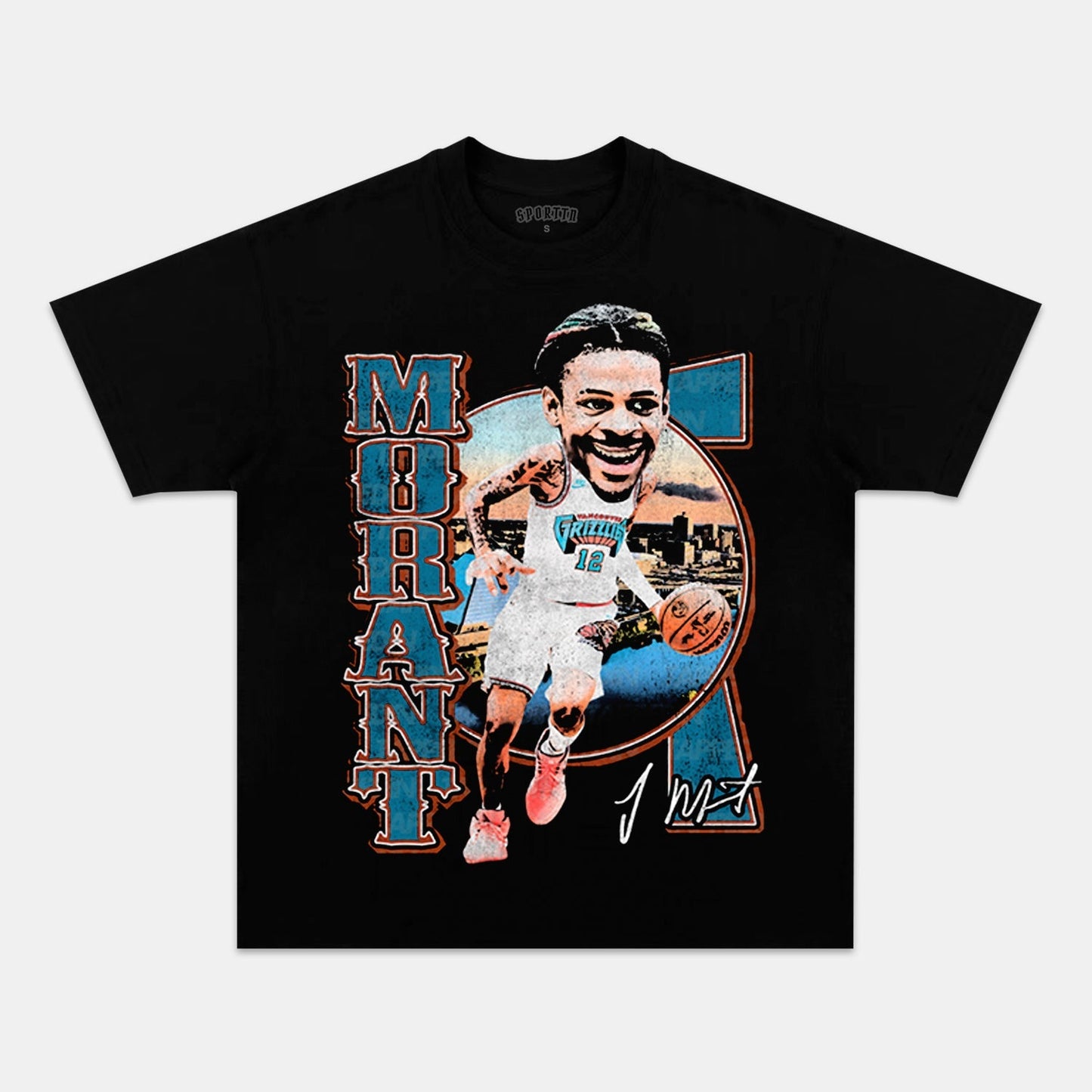 JA MORANT  BIG HEAD TEE - clothing by TeeHivey.com (Image 5)