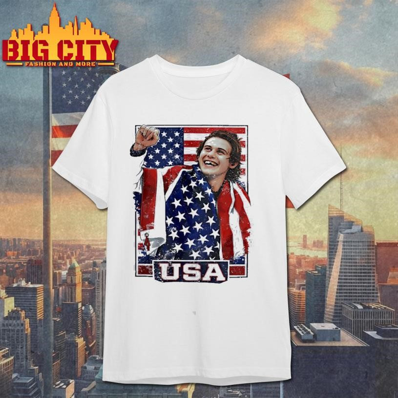 Jack Hughes Team Usa Shirt