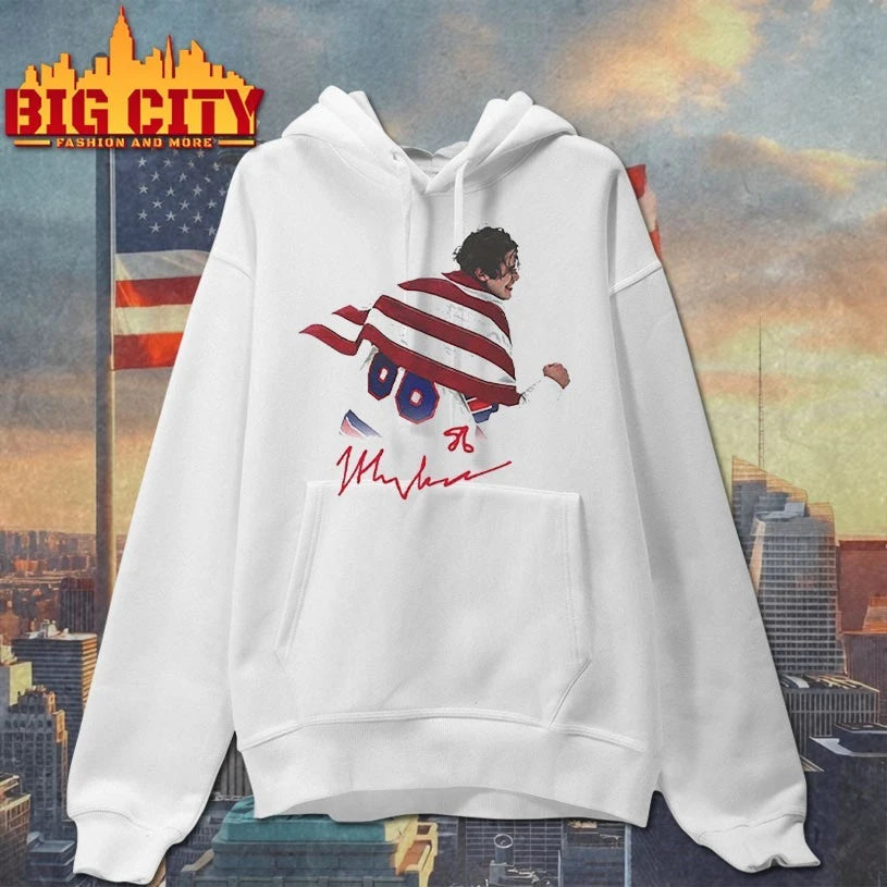 Jack Hughes USA Hockey Golden Goal 2026 Hockey signature t-shirt